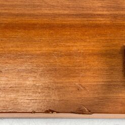 Sieninė medinė kabykla su penkiais aukso spalvos kabliukais 28x80x10 cm