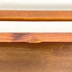 Sieninė medinė kabykla su penkiais aukso spalvos kabliukais 28x80x10 cm