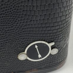 Vintažinis Agfa Clack fotoaparatas su odiniu dėklu 10×11,5×10 cm