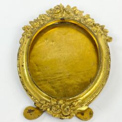 Pastatomas ovalo formos žalvarinis rėmelis 20x12x13 cm