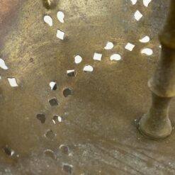 Žalvarinis trijų aukštų serviravimo indas 19x19x28 cm