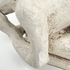 Klūpančios moters statula iš molio 14,5×10,5×8 cm