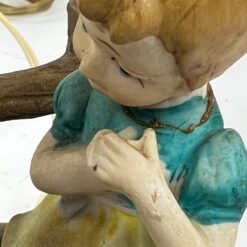 Stalinis šviestuvas su vaikų figūrų statulėle 23x22x43,5 cm