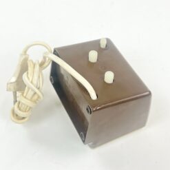 Mid Century stalinis elektrinis laikrodis “Esge” 8×9,5×8 cm