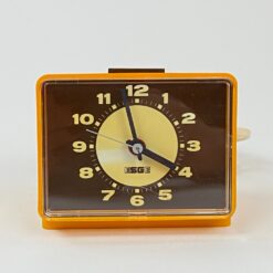 Mid Century stalinis elektrinis laikrodis “Esge” 8×9,5×8 cm