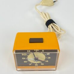 Mid Century stalinis elektrinis laikrodis “Esge” 8×9,5×8 cm