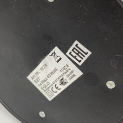 Metalinis juodos spalvos reguliuojamas stalinis šviestuvas 21x13x28 cm