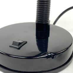 Metalinis juodos spalvos reguliuojamas stalinis šviestuvas 21x13x28 cm