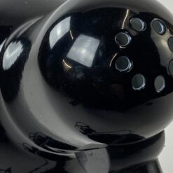 Metalinis juodos spalvos reguliuojamas stalinis šviestuvas 21x13x28 cm