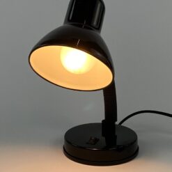 Metalinis juodos spalvos reguliuojamas stalinis šviestuvas 21x13x28 cm