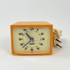 Mid Century stalinis elektrinis laikrodis “Esge” 8x10x7,5 cm