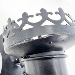 Deglo tipo metalinės sieninės žvakidės 2 vnt. komplektas 24x16x145 cm