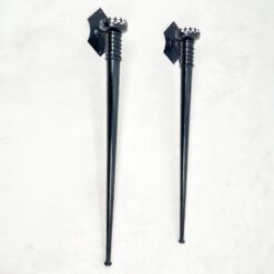 Deglo tipo metalinės sieninės žvakidės 2 vnt. komplektas 24x16x145 cm