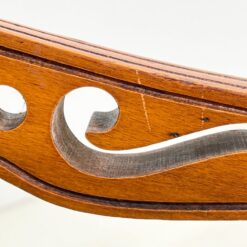 Drožinėtas riešutmedžio krėslas su augalų raštų gobelenu 66x65x72 cm, 40 cm