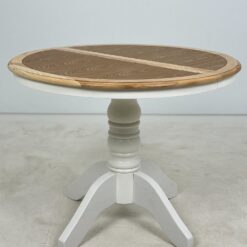 Išskleidžiamas apvalus valgomojo stalas 100×100(+50)x78 cm