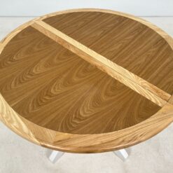 Išskleidžiamas apvalus valgomojo stalas 100×100(+50)x78 cm