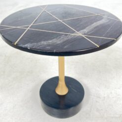 Apvalus akmeninis staliukas 40x40x40,5 cm