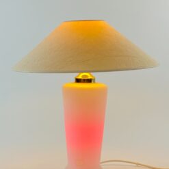 Murano stiklo stalinis šviestuvas šviesiu gaubtu 44,5×44,5×46,5 cm