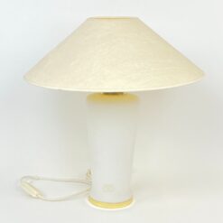 Murano stiklo stalinis šviestuvas šviesiu gaubtu 44,5×44,5×46,5 cm