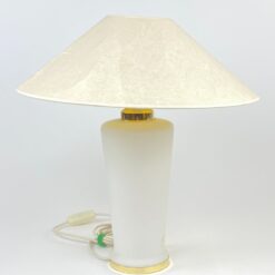 Murano stiklo stalinis šviestuvas šviesiu gaubtu 44,5×44,5×46,5 cm