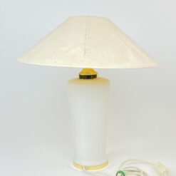 Murano stiklo stalinis šviestuvas šviesiu gaubtu 44,5×44,5×46,5 cm