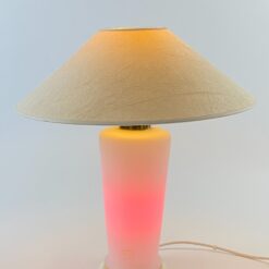 Murano stiklo stalinis šviestuvas šviesiu gaubtu 44,5×44,5×46,5 cm