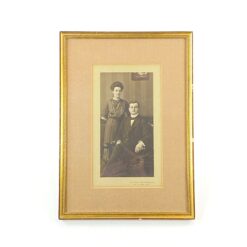 Senovinė šeimos nuotrauka mediniame rėme su stiklu 2x25x34,5 cm