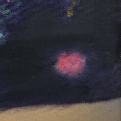 Ant drobės tapytas gėlių puokštės natiurmortas mediniame rėme 3x47x57 cm