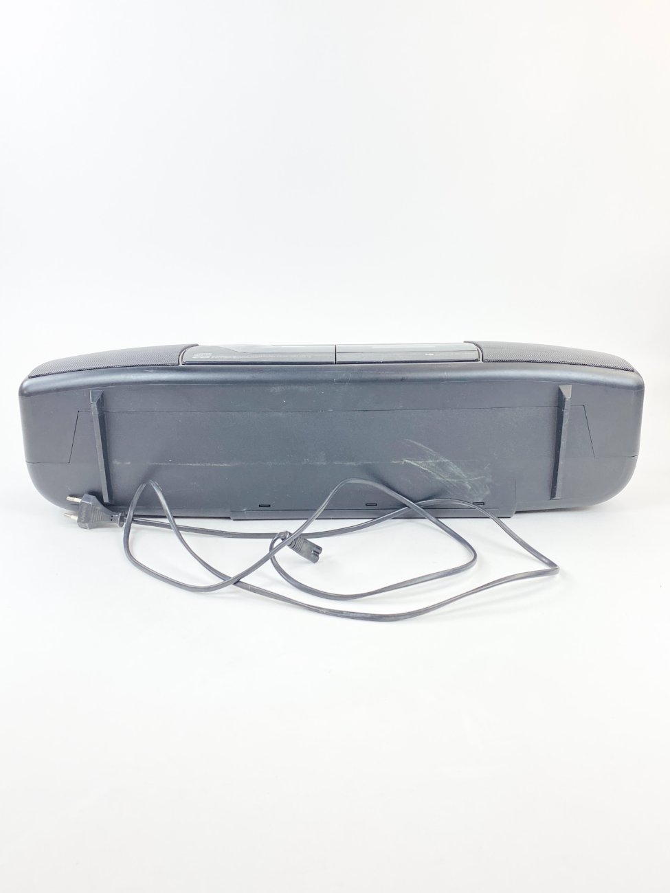 HN1442-senoviniai-radijo-aparatai-13 Grundig RP 1900 radijo imtuvas, CD ir kasetinis magnetofonas 18x64x20 cm