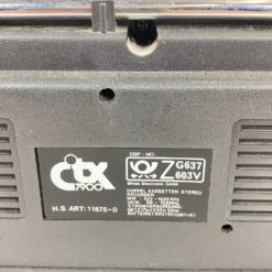 Mikes Electronic GmbH CTX 7900 nešiojamas radijo imtuvas su kasetiniu magnetofonu 11x49x12,5 cm