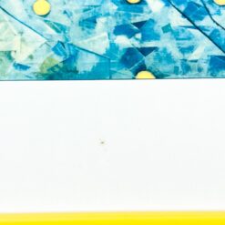 Abstakcijos printas metaliniame, įstiklintame rėme 2,5×43,5×55,5 cm