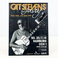 Cat Stevens Peace Train… Late Again Tour plakatas su bilietu 2x61x81 cm