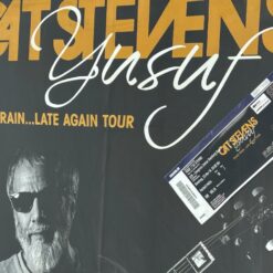 Cat Stevens Peace Train… Late Again Tour plakatas su bilietu 2x61x81 cm