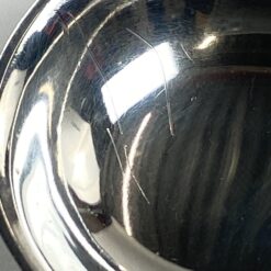 Sidabrinis serviravimo samtelis su rožės atvaizdu, 800 praba 4x13x1,5 cm