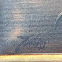 Aliejiniais dažais ant drobės tapytas “Natiurmortas žvakės šviesoje” 7x99x79 cm