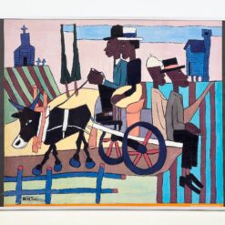 William H. Johnson darbo Going to Church printas 2×84,5×60 cm