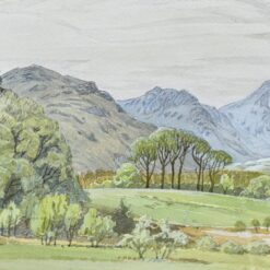 Harry Gibberd akvarele tapytas gamtos peizažas “Surprise View” 2x67x52 cm