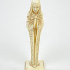 Miniatiūrinė Švč. Mergelės Marijos statulėlė iš plastiko 2x2x7,5 cm