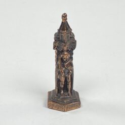 Metalinė Brėmeno saugotojo Rolando skulptūros mini replika 2x2x6 cm