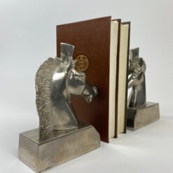 Aliuminiai knygų laikikliai “Žirgai” 2 vnt. komplektas 6x14x18 cm