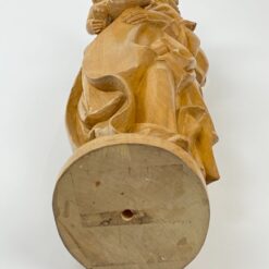 Medinė Švč. Mergelės Marijos su Kūdikėliu Jėzumi statula 13x16x52,5 cm