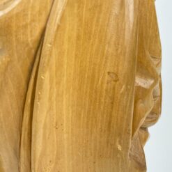 Medinė Švč. Mergelės Marijos su Kūdikėliu Jėzumi statula 13x16x52,5 cm