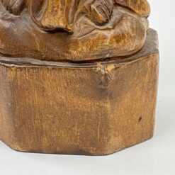 Medinė Švč. Mergelės Marijos su Kūdikėliu Jėzumi statula 10x16x45 cm