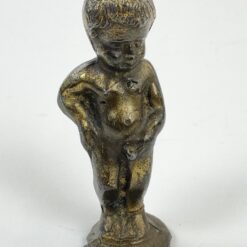 Statulos Manneken Pis mini replika iš alavo, dengta bronza 3×3,5×8,5 cm