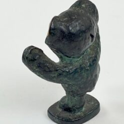 Žalvarinė suvenyrinė lokio statulėlė “Berlin” 2x4x4,5 cm