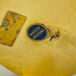 Žalvarinis vazonas su liūtų galvų figūromis 13,5×13,5×11 cm