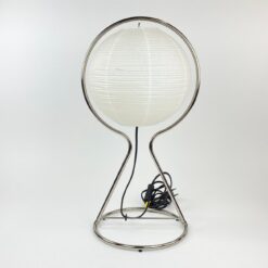 Vintažinis Ikea Väte stalinis šviestuvas popieriniu gaubtu 25x30x53 cm