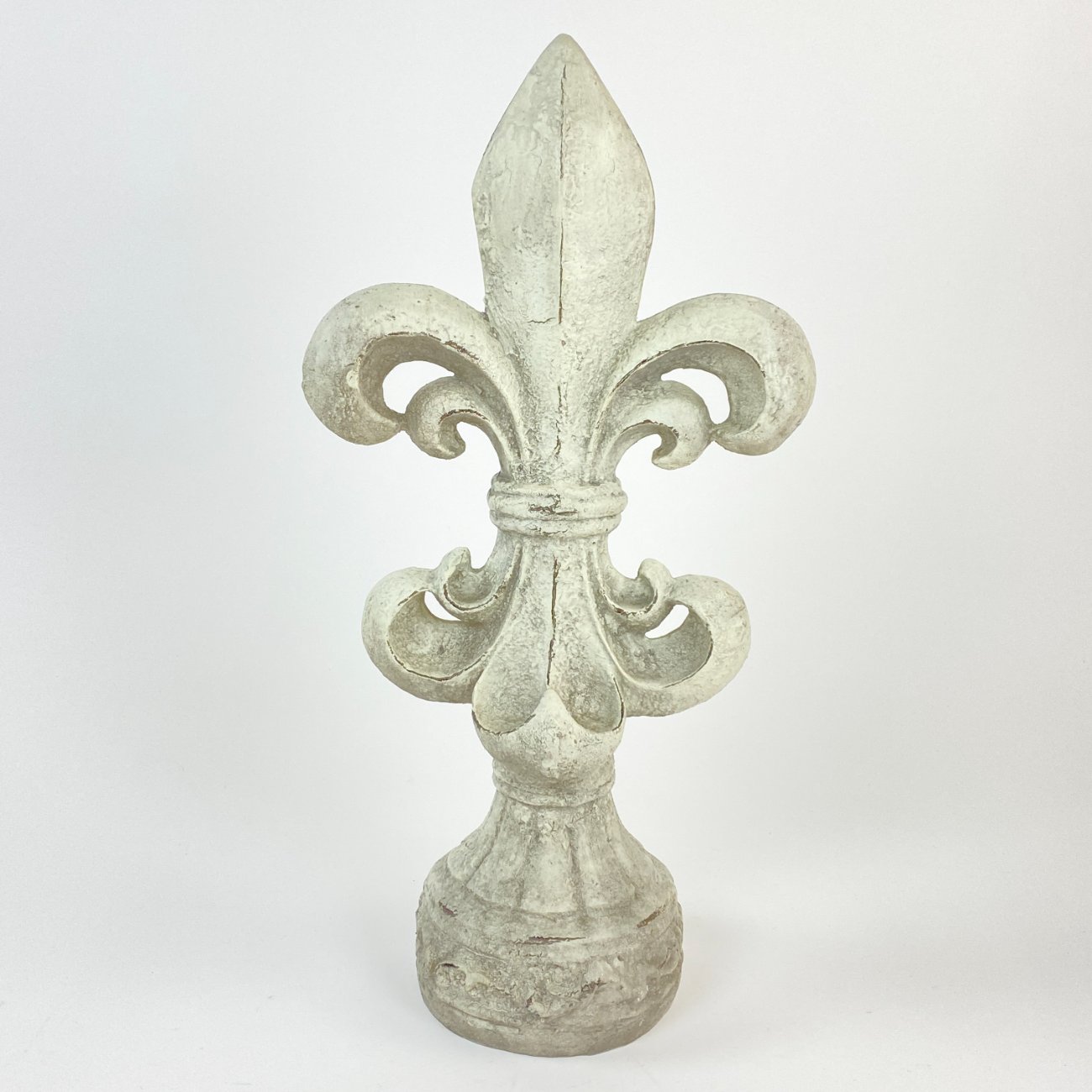 HN1527-kitokios-skulpturos-0 Heraldinės lelijos figūra iš plastiko 13,5×22,5×44 cm