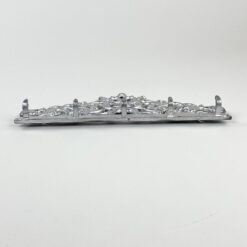 Sieninė sidabro spalvos kabykla iš ketaus 5×38,5×14 cm