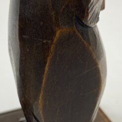 Mediniai knygų laikikliai su apuokų figūromis 2 vnt. komplektas 11x8x15,5 cm